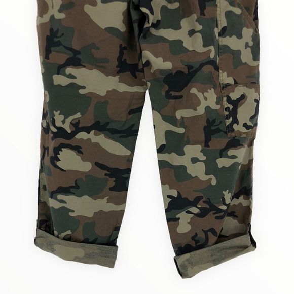 Sanctuary Standard Surplus Camo Roll Tab Hem Cropped Pants sz 26 NWT Camouflage - Picture 5 of 10